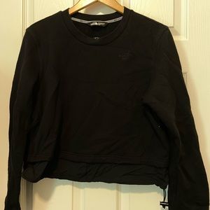 The North Face Retro Rage Collection Sweatshirt Black Urban Explore Sz M Crop